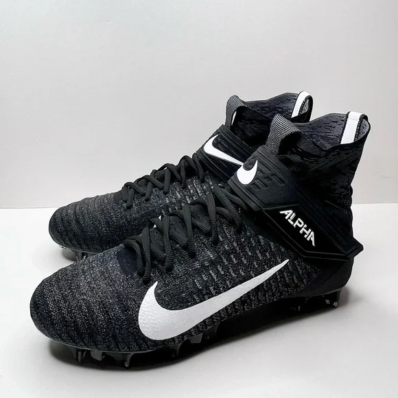 Nike Alpha Menace Elite 2 Men's Football Cleat in Black/Gray Size 11 - Picture 4 of 11